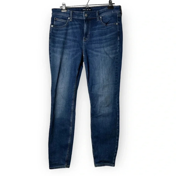 Calvin Klein Jeans Mid Rise Skinny Blue Jean - Picture 1 of 10